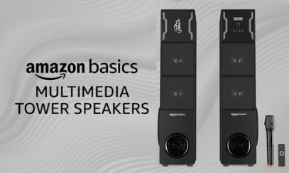 Amazon Basics 125W Tower Speakers