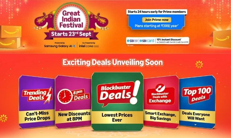 Amazon Great Indian Festival Sale 2025