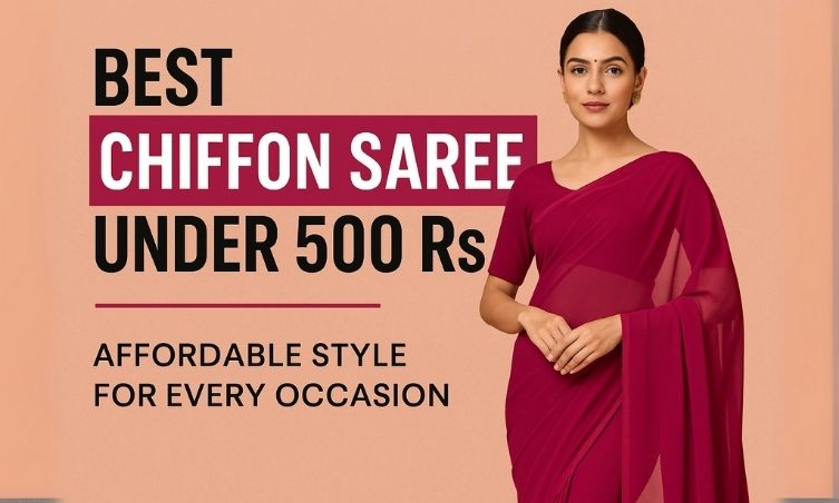 best chiffon saree under 500 rs
