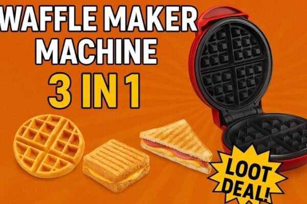 3-in-1 waffle maker machine