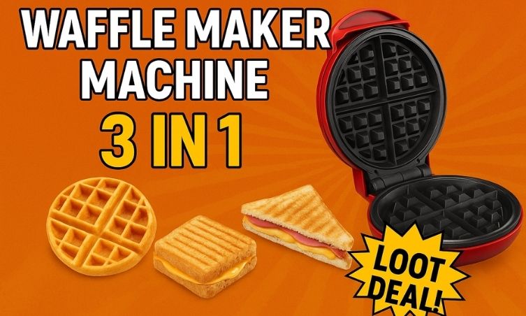 3-in-1 waffle maker machine