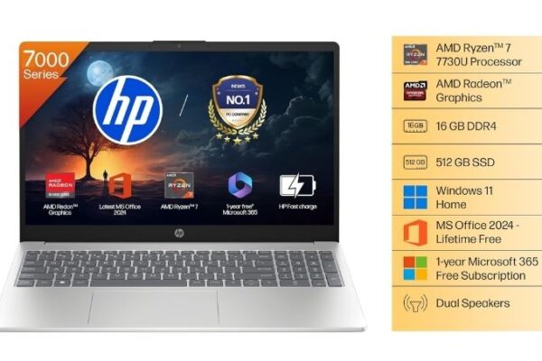 HP 15 Ryzen 7 laptop