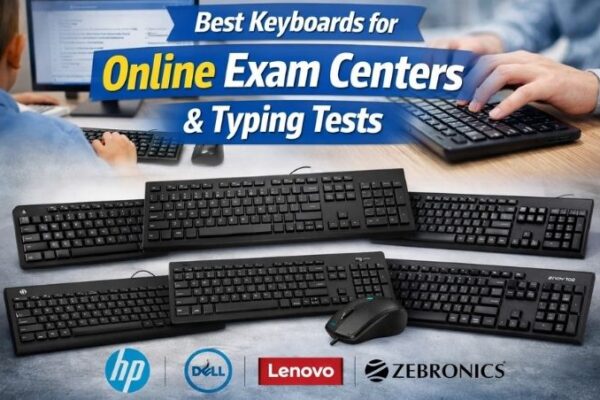 typing exam keyboards
